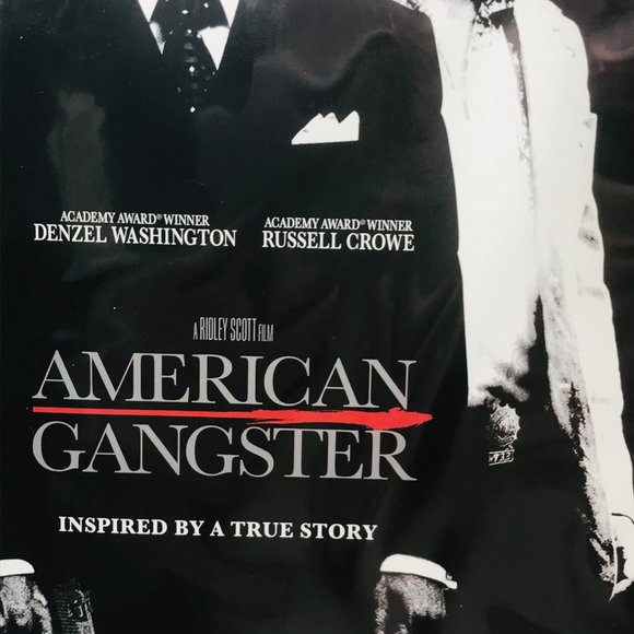 American Gangster DVD 2009 Denzel Washington Not Wrapped But End Seal Intact - Picture 6 of 10